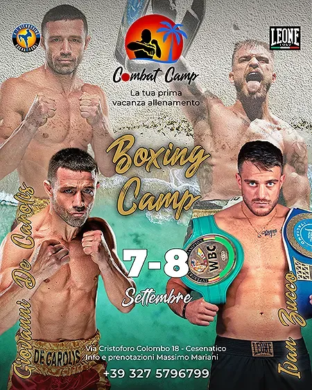 Evento Boxing Camp il Combat Camp di pugilato • Combat Camp Cesenatico