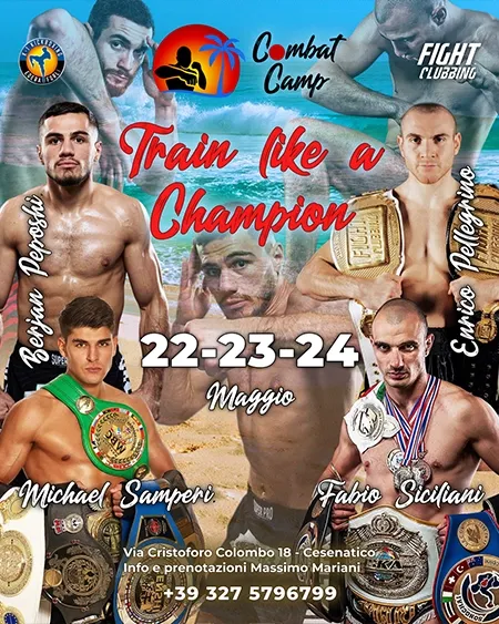 Evento Train like a Champion • Combat Camp Cesenatico